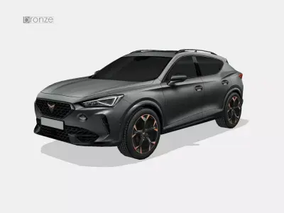 Cupra Formentor 2021 Low-poly 3D model