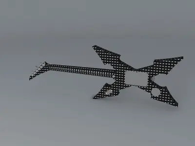 X Factor guitar Free 3D model
