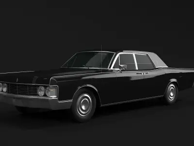 Lincoln Continental 1968 3D model