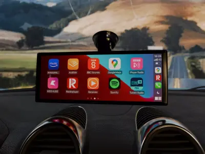 High-Quality 3D Model of a Car Infotainment Screen 3D model