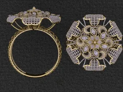 New rings turkish design light weight 3dm  3D print model