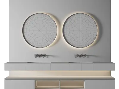 Luxury Bathroom 185 3D model