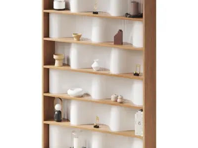 Decorative Shelf 001 3D model