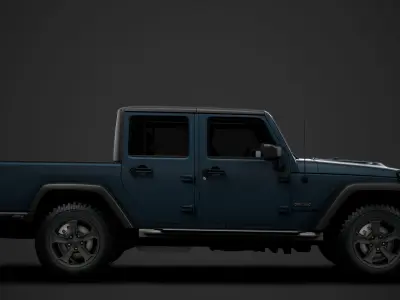 Jeep Gladiator Rubicon Recon JK 2018 3D model