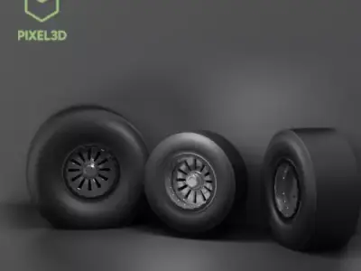 Drag wheel R3 3D print model