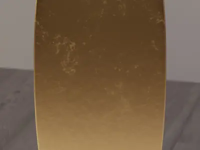 Elsa Curved Rectangular Mirror 3D model