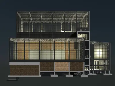 Factory structure 24i07 3D model