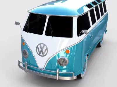 VW Bus Mk 1 rev 3D model