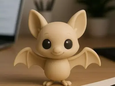 Bat - Kawaii Animals Collection 3D print model
