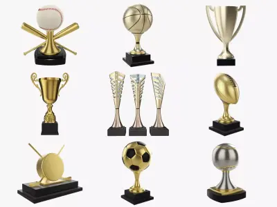 Trophy vol2 3D Model Pack