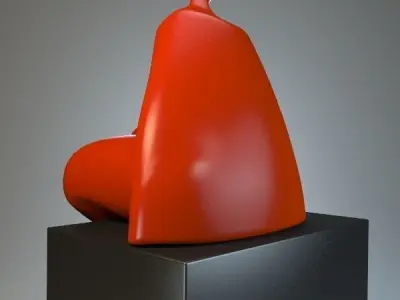 Sculpture of Woman in Cuba 3D model