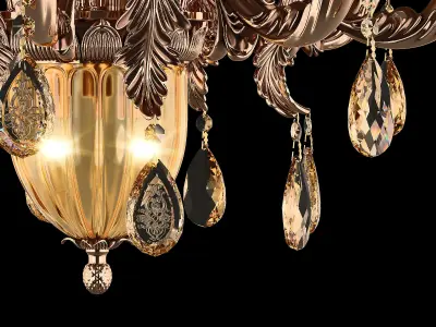 MD 89350-8-2 Osgona Chandelier 3D model