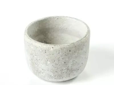 POLYPASTA - Concrete candle holder 3D model