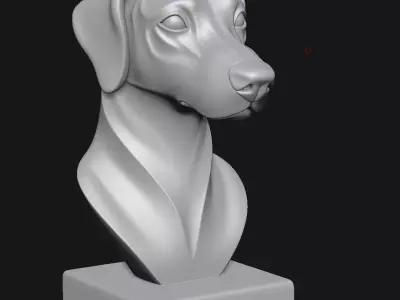 Doberman Pinscher 3D print model