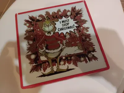 Grinch Christmas Gift Box 3D print model