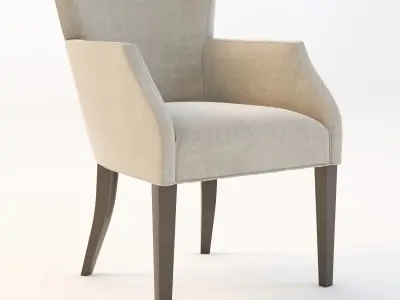 Bolier Modern Luxury Dining Chair 90016 3D model