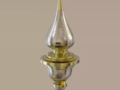 Scheherazade ornate pendant lamp 3D model