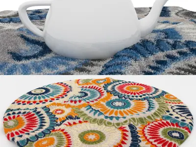 Rugs No 141 Low-poly 3D model