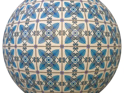 tile patterned 151-seamless-4k-pbr  Texture