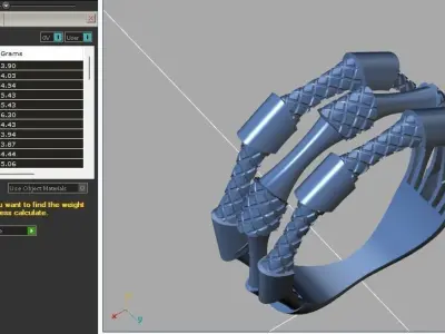Fancy Womens Rings Plain Rings Ready STL 3DM Models Rings 3D print model 2