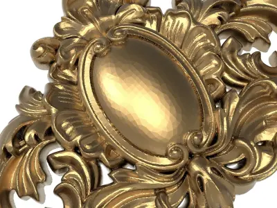 decorative pattern ready for 3D printing 3D model get