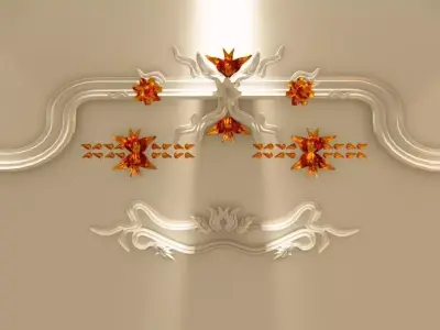  Wall decoration  molding LS design  3D model