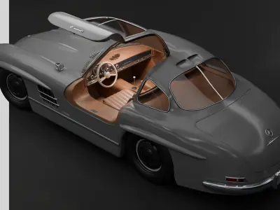 Mercedes Benz - 300SL Gullwing 3D model