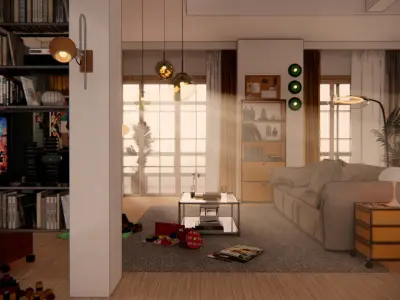 Livingroom 3D model