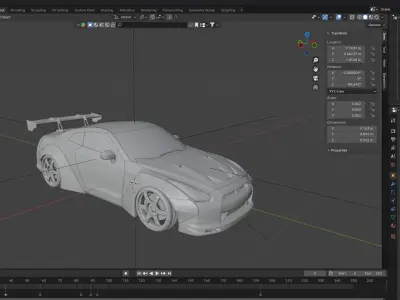GTR R35 3D model