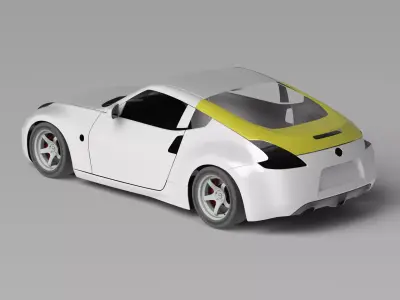 370Z Z34 Rear Hatch Exterior Surface Model - 3D Laser-Scanned 3D model