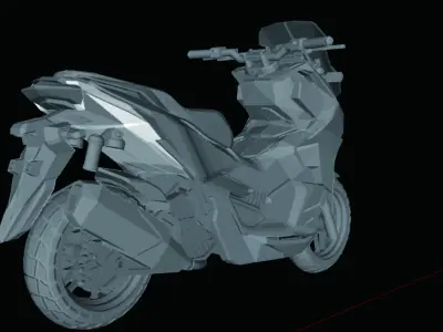 Honda ADV160 3D print model