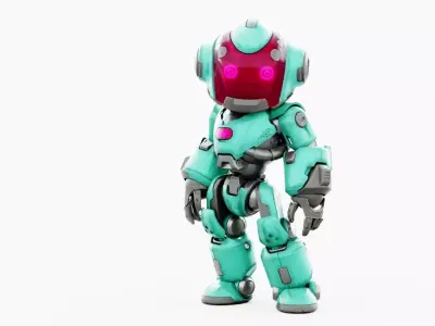 ROBO ZERO-i  Rigged for Unreal Engine - Unity - MIXAMO 3D model