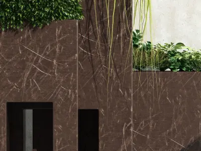 Plant modern planters for balconies and terraces 3D model