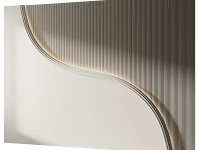 Decorative V18 Wall Panels 3D model