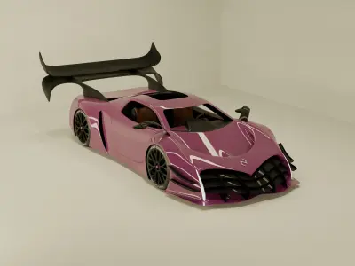 noboa-feather Low-poly 3D model