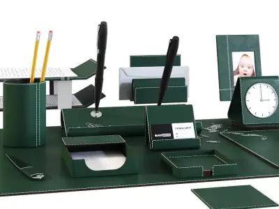 Desk Set for Executive  Director 3D model