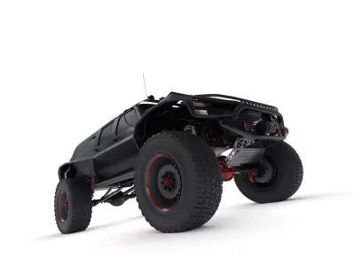 chevrolet suburban heavy mod suv 3D model