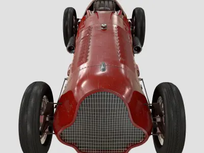 old racing cars 3D model