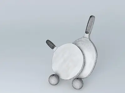 Paddles beach Free 3D model