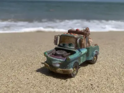 Tow Mater CARS  STL 3D print model