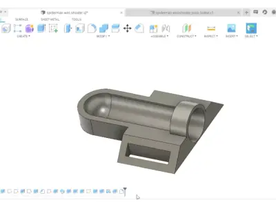 Spiderman Webshooter STL 3D print model