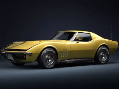 1969 Chevrolet Corvette ZL1 427 3D model