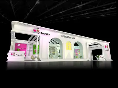 Exhibition - Area - 19X8-3DMAX2009-06 3D model