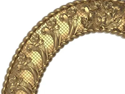 Carved Picture Frame 3D model 79