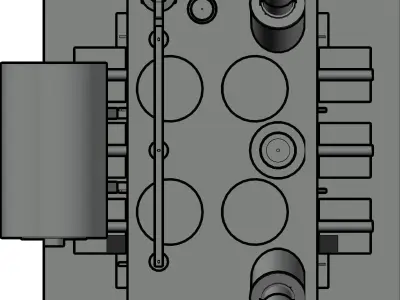 Power Transformer 3D with stairs 3D print model