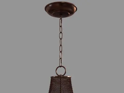 Lezzeno 3 Light Chandelier 3D model