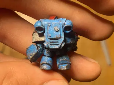 Goblin Marine Lieutenant Free 3D print model