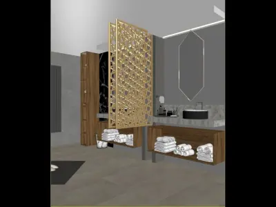 Interior - Bathroom - 210223 3D model