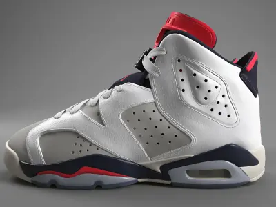 Air Jordan 6 Retro GS PBR 3D model