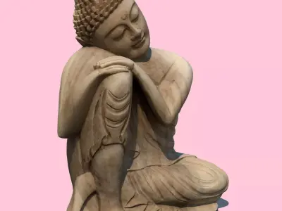 Resting Buddha 3D model